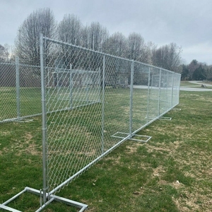 Outdoor Temporary Fence Galvanized Wire,<strong>crowd</strong> <strong>Control</strong> <strong>Barrier</strong> and Chain Link Fence for Sale American Metal Steel Garden Fence - Product Image 4