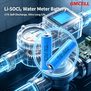 GMCELL Li-SOCl2 Cylindrical <b>Battery</b> ER14505 3.6V <b>AA</b> <b>Battery</b> 2700mAh for Water Meter - Product Image 1