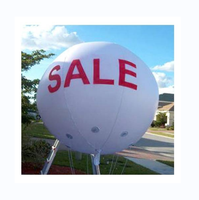 Zepelín inflable barato, dirigible, pvc, impermeable, helium, tetherer, aerostato