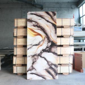 Iç duvarlar dekorasyon için yüksek maliyetli alternatif mermer PVC duvar paneli - Product Image 5