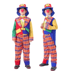 Disfraz de Payaso de Carnaval Unisex para Niños de Halloween, Diseño Divertido, Material de Poliéster - Product Image 1