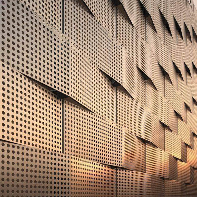 Architectural Grade Perforated Aluminum Curtain Wall Panels Premium ...