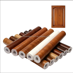 Films décoratifs pour meubles modernes et écologiques, imperméables, surface de panneau revêtue d'un <span class=keywords><strong>film</strong></span> de laminage <span class=keywords><strong>PVC</strong></span> pour portes - Product Image 2