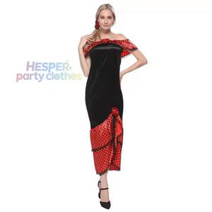 Costume de danse flamenco espagnol pour filles HP Fashion, robe de danse pour enfants, tenue de fête - Product Image 1