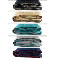 Prix direct d'usine, couverture de voyage gonflable super douce imprimée, couverture de camping imperméable toutes saisons, portable, dans une pochette