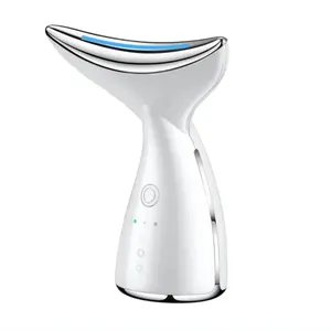 New Beauty Elektrisches HF-Hals-Facelifting-Gerät Ems Skin Handheld Anti-Aging-Hals falten entfernung Straffen des Beauty-Gerät