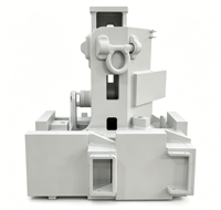 Support arrière droit robuste de grande taille, usinage CNC, pièce en acier structurel sur mesure, OEM