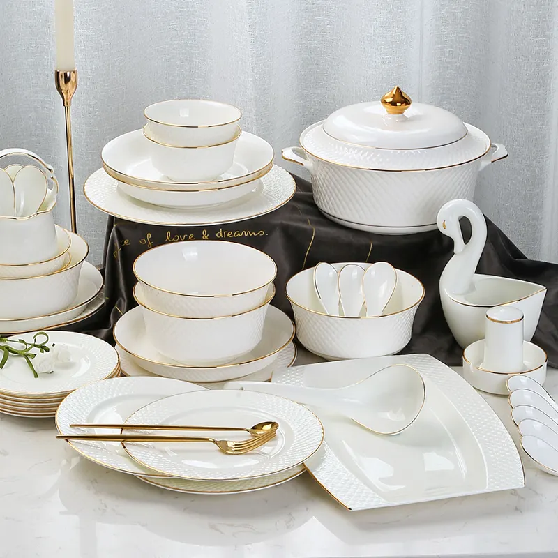 Cheap Price Rice Hotel Serving Bowls Ceramic Tableware