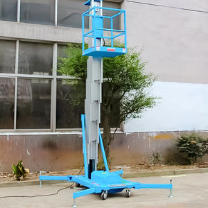 Plataforma Elevadora de Aluminio de un Solo Mástil de 150 kg, Elevador Personal, Elevador <span class=keywords><strong>Vertical</strong></span> de Mástil Móvil - Product Image 6