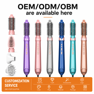 Ensemble de Styling Professionnel 5 en 1 à <span class=keywords><strong>Air</strong></span> Chaud, Moteur BLDC Haute Vitesse 110000 tr/min, <span class=keywords><strong>Brosse</strong></span> Sèche-Cheveux, 200 Millions d'Ions Négatifs, <span class=keywords><strong>Styler</strong></span> Magique - Product Image 5