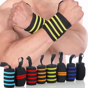 Professional Quality Fitness Wrist Support Brace Gym Weightlifting Wrist Wraps for Powerlifting, Strength Training, Bodybuilding