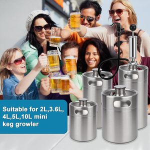 4" Thread Keg <strong>Pump</strong> Tap Mini Keg Dispenser Mini <strong>Beer</strong> Keg Growler Tap Kit Portable Picnic Tap <strong>for</strong> <strong>Home</strong> <strong>Bar</strong> Party <strong>Beer</strong> Hand <strong>Pump</strong> - Product Image 5