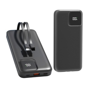 Batterie externe OEM PD Type C 10000mah-20000mah à charge rapide avec câble pour téléphone, batterie externe pour téléphone 20000mah - Product Image 1