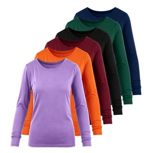 Neues Grenzüberschreitendes Langarm-Schrubbhemd mit Rundhalsausschnitt, Medizinische Herbst-Winter-Arbeitskleidung mit Futter aus Polyester-Dobby-Gewebe, Unisex - Product Image 1