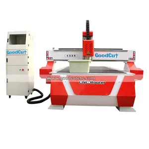 Venda quente 3 Eixo Industrial 4 * 8ft CNC Router Machine para Carpintaria Alta Qualidade Baixo Preço 1325 CNC Router Machine