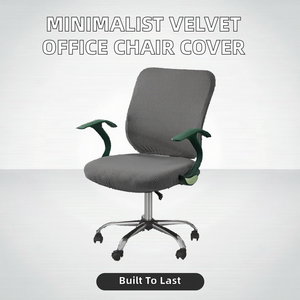 Solid Color Modern Minimalist Arm <strong>Chair</strong> <strong>Cover</strong> High-quality Spandex/Polyester Eco-Friendly Reinforced Elastic <strong>Swivel</strong> <strong>Chair</strong> <strong>Cover</strong> - Product Image 2