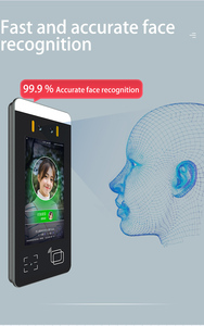 NFC thẻ thông minh RFID QR Nhận dạng khuôn mặt kiểm soát truy cập thiết bị đầu cuối đấm thẻ tham dự Máy tầm nhìn ban đêm thông minh hệ thống an ninh - Product Image 2