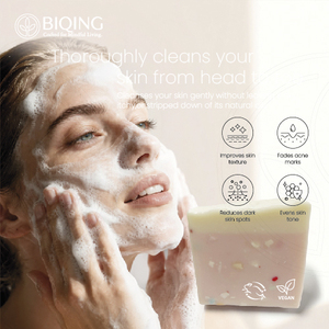 Savon artisanal au <span class=keywords><strong>sel</strong></span> de l'Himalaya, poudre de boue minérale, contrôle du sébum, exfoliant, nettoyant, traitement anti-acariens, barre nettoyante en profondeur - Product Image 3