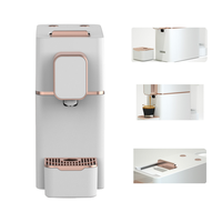 Cafetera de Cápsulas para Capuchino con Sistema de Agua Caliente, Compatible con Múltiples Tipos de Cápsulas, Uso Doméstico