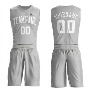 MAIRSHA Green <b>Basketball</b> Jersey Set Team Name 00 Sublimated Moisture Wicking Unisex Adult Sleeveless Crew Neck Regular Fit - Product Image 4