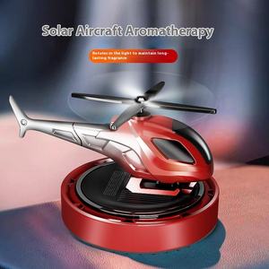 معطر هواء شمسي دوار لطائرة عطرية علاج بالروائح عطري للسيارة يعمل بالطاقة الشمسية - Product Image 3