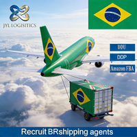 Transitaire FBA, expédition aérienne au Brésil, porte à porte, agent de fret, service logistique, livraison, consolidation, tarifs DDP