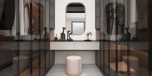 Juego de Muebles Modernos de Lujo para Toda la Casa, Mueble para TV de Madera + Mueble de Entrada + Armario de Dormitorio + Escritorio + Muebles para TV - Product Image 6