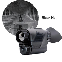 Caméra thermique infrarouge monoculaire portable LNTV-TMU 4-en-1 640*512 IP67 étanche 64G avec application WiFi, portée 400m, 25fps, zoom 1x