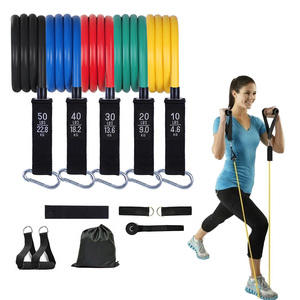 Biểu Tượng Tùy Chỉnh Phòng Tập Thể Dục Nhà Tập Thể Dục Ban Nhạc Thiết Lập Di Động TPE Kháng Ban Nhạc Với Đàn Hồi Theraband Mô Hình Mức Độ Nặng Đào Tạo - Product Image 1