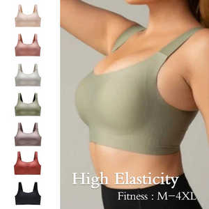 Áo ngực không dây cỡ lớn 4XL, dây rộng, áo ngực liền thân không đường may, cúp lớn, chất liệu thun mềm mại - Product Image 3