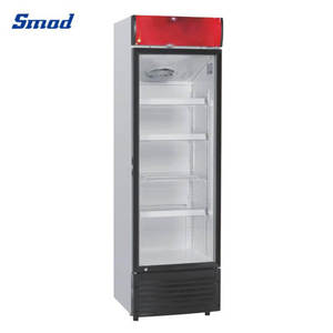 Smad 298l Upright Drink Display Glass Door Commercial <b>Refrigerator</b> Showcase with Light Box for Dss-298ap Dss-298ap Standing - Product Image 4
