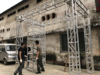 Truss de Aluminio Thomas con Tornillos para Iluminación de Eventos Pequeños, Exhibiciones, Bodas, Soporte Decorativo para Fiestas, Mini Truss de 300/400 mm