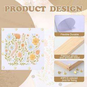 <span class=keywords><strong>Kit</strong></span> <span class=keywords><strong>de</strong></span> 50 barres <span class=keywords><strong>de</strong></span> tension pour broderie, barres <span class=keywords><strong>de</strong></span> tension en bois, chevilles et toile blanche pour broderie, fournitures d'artisanat - Product Image 6