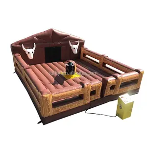 Commercial rental sport game challenge mechanical bull riding machine