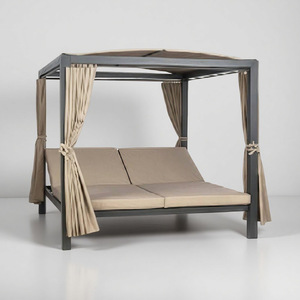 Furnitur mewah luar ruangan Modern untuk halaman, taman, Hotel, kolam, bahan logam, tempat tidur siang hari - Product Image 1