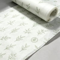 Papier de soie biodégradable, écologique, fait main, recyclable, imprimé sur mesure pour emballages cadeaux de luxe, vêtements et chaussures (vente en gros)