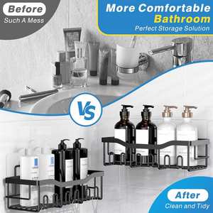 ชั้นวางของในห้องน้ำแบบติดผนัง สแตนเลสกันสนิม ชั้นเดียว ดีไซน์ทันสมัย - Product Image 3