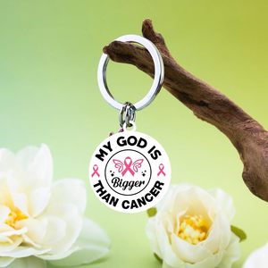 Брелок VIESUJI для женщин: сознательность и поддержка при раке молочной железы, поджелудочной железы, яичников и мочевого пузыря. Подарок для женщин, переживших рак молочной железы. - Product Image 3