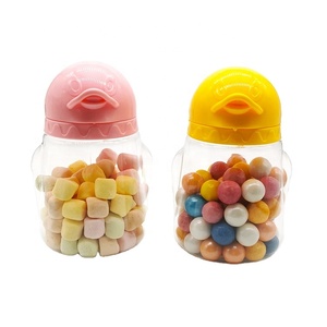 TOPSUN cookie containers cute shape plastic bottle snack jar
