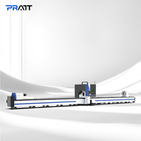 Machine de découpe laser à fibre CNC pour profilés métalliques avec rotation, commande Cypcut, servomoteur Yaskawa, rail de guidage HIWIN, 3 axes
