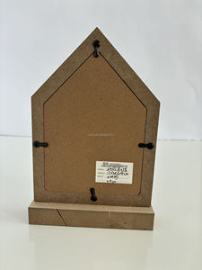 Marco <span class=keywords><strong>de</strong></span> Fotos <span class=keywords><strong>de</strong></span> MDF Tamaño A3, Hecho a Mano, Ecológico, Impresión UV, Decoración Creativa para Colgar en la Pared, Colores Blanco y Negro, Duradero - Product Image 4