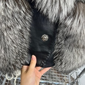 Nuovo Design Gilet da Donna in Vera Pelliccia <span class=keywords><strong>di</strong></span> <span class=keywords><strong>Volpe</strong></span> <span class=keywords><strong>Argentata</strong></span>, Taglie Forti, Personalizzabile - Product Image 5