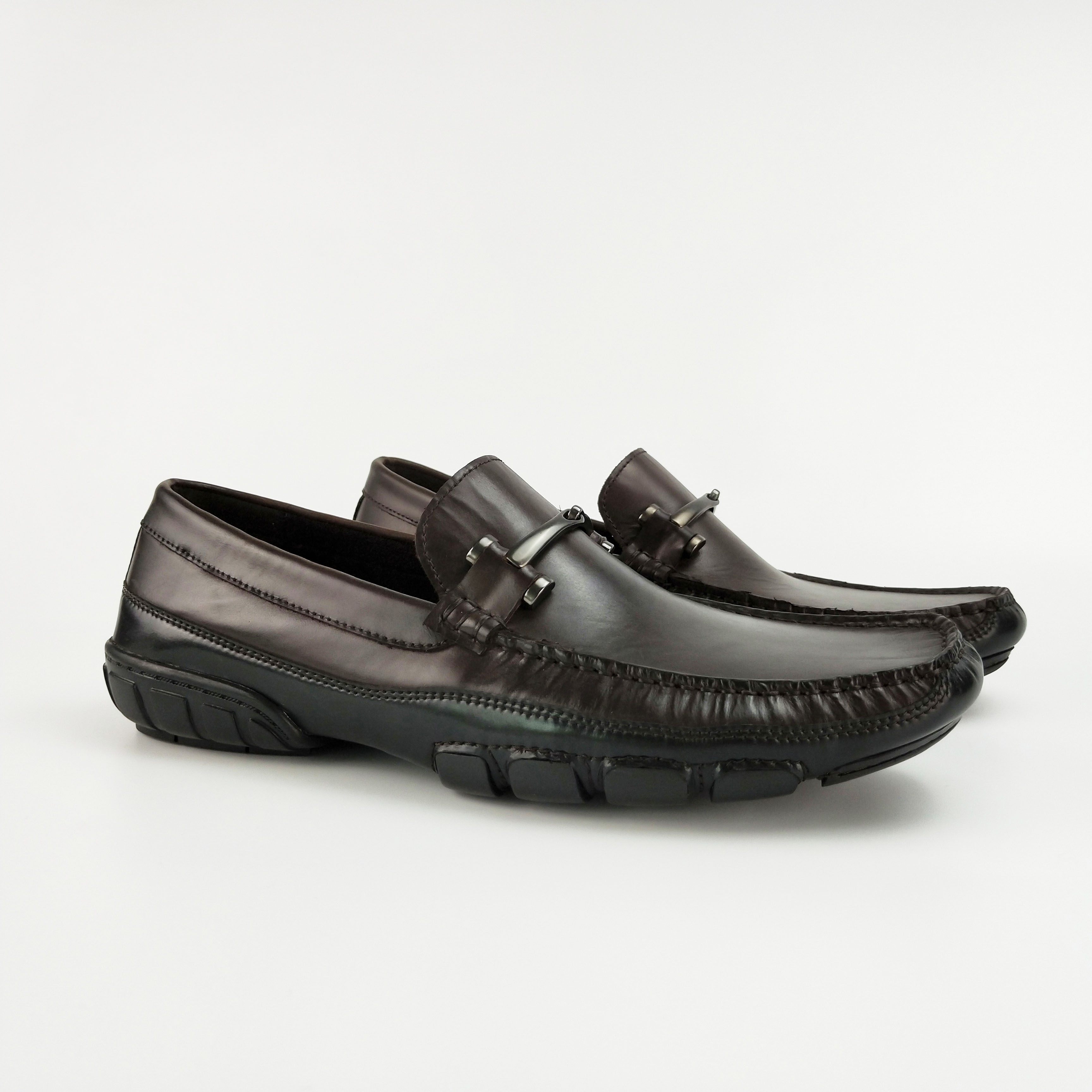 Туфли мужские кожаные без застежки, повседневные, для вождения, лоферы, натуральная кожа, итальянский дизайн, Лидер продаж