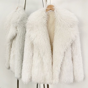 Vêtements pour femmes de style américain, automne et hiver, nouveau manteau en fourrure de mouton du <span class=keywords><strong>Tibet</strong></span> imité, manteau court chic en fourrure pour femmes - Product Image 4