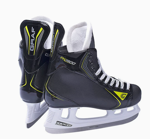 Patins à glace Graph pour enfants, adultes et adolescents - Nouvelles chaussures <span class=keywords><strong>de</strong></span> patinage sur glace avec lames - Product Image 4