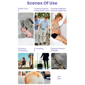 Personal Care Portable Electrical <strong>Bidet</strong> <strong>Sprayer</strong> With Three Nozzle for Toilet Disabled Pet and Baby Care Using - Product Image 2