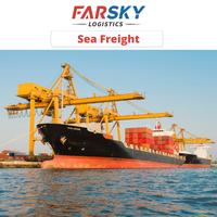 Servicio de Transporte de Carga LCL+Express de Farsky Logistics, Puerta a Puerta, de China a EE. UU./MX/CA/AT, con Seguro por DDP DDU, Económico