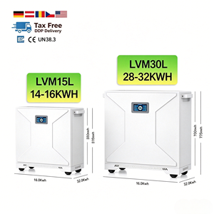 Batería Solar Móvil de 51.2V 300Ah, 10-20Kw, 300Ah, 15Kwh, 30Kwh, 32Kwh, Almacenamiento Doméstico de Litio de 48V, Apilable, Táctil, SUPSRSAFE - Product Image 1
