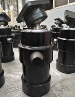 Vérin hydraulique télescopique simple effet mini lowrider en acier chromé dur certifié CE pour camions bennes et remorques