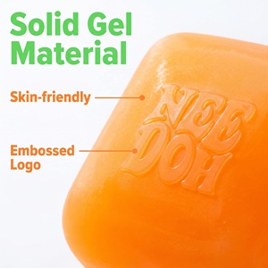 NeeDoh Squishy Nice <strong>Cube</strong> <strong>Glow</strong> in the Dark Squishy Toy, Slow Rebound Sensory Stress Relief <strong>Cube</strong> for Kids Adults Wholesale - Product Image 4